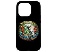 Cryptid Party a lancé Funny Bigfoot Nessie Mothman Yeti Coque pour iPhone 15 Pro