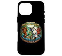 Cryptid Party a lancé Funny Bigfoot Nessie Mothman Yeti Coque pour iPhone 16 Pro Max