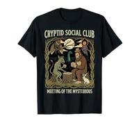 Cryptid Social Club Mystérieux Rassemblement dans la forêt T-Shirt