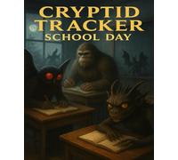Cryptid Tracker - School Day: A spooky school-themed notebook with cryptids in class