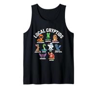 Cryptides locaux Monsters of America Kawaii Funny Cute Cryptid Débardeur