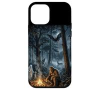 Cryptids Feu de Camp Bigfoot Mothman Forest Lake Night Coque pour iPhone 12 Mini