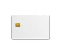 Cryptnox® FIDO2 e sécurité sans mot de passe et authentification 2FA compatible Microsoft, Apple, Google et plus encore - Mifare Desfire - Format de carte pratique - NFC et Contact (blanc)