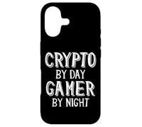 Crypto by Day Gamer by Night Bitcoin Cryptocurrency NFT Game Coque pour iPhone 17