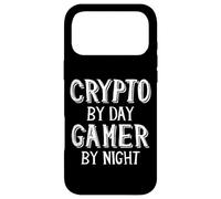 Crypto by Day Gamer by Night Bitcoin Cryptocurrency NFT Game Coque pour iPhone 17 Pro Max