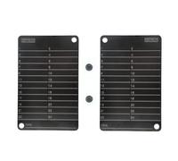 Crypto Cold Wallet en acier inoxydable - 2 plaques, vis - Matériel Crypto - Compatible avec Trezor, Ledger, Bitbox02 - Recovery Seed Phrase - 2.0