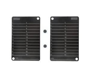 Crypto Cold Wallet en acier inoxydable - 2 plaques, vis - Matériel Crypto - Compatible avec Trezor, Ledger, Bitbox02 - Recovery Seed Phrase - 2.0