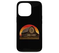 Crypto Cowboy Ranch Western Farming Rodéo Drôle Meme Bitcoin Coque pour iPhone 13 Pro
