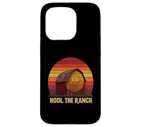 Crypto Cowboy Ranch Western Farming Rodéo Drôle Meme Bitcoin Coque pour iPhone 15 Pro