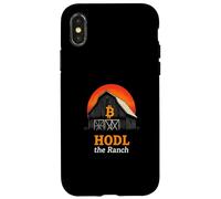 Crypto Cowboy Ranch Western Farming Rodéo Drôle Meme Bitcoin Coque pour iPhone X/XS