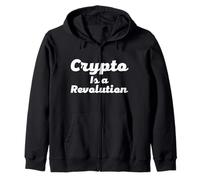 Crypto is a Revolution Cryptocurrency is The Future of Money Sweat à Capuche