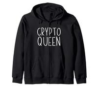 Crypto Queen pour Les Femmes en Crypto-Monnaie/NFT Girls Crypto Sweat à Capuche