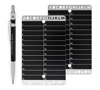 Crypto Seed Bank - Plaques en acier pour le stockage de phrases Crypto Seed - Gravure facile et précise pour Bitcoin Cold Wallet Seed Backup - Pour portefeuilles Ledger Nano et Trezor One Hardware