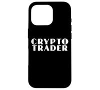 Crypto Trader Crypto-Monnaie Blockchain Crypto Coin Trading Coque pour iPhone 16 Pro