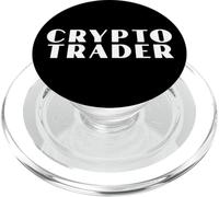 Crypto Trader Crypto-Monnaie Blockchain Crypto Coin Trading PopSockets PopGrip pour MagSafe