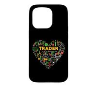 Crypto Trader Heart J'adore Les Traders de Trading de Crypto-Monnaies Coque pour iPhone 15 Pro