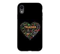 Crypto Trader Heart J'adore Les Traders de Trading de Crypto-Monnaies Coque pour iPhone XR