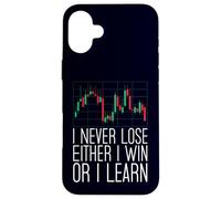 Crypto Trader - Je ne perds jamais ni Je gagne ou j'apprends Coque pour iPhone 16 Plus