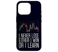 Crypto Trader - Je ne perds jamais ni Je gagne ou j'apprends Coque pour iPhone 16 Pro