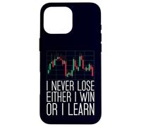 Crypto Trader - Je ne perds jamais ni Je gagne ou j'apprends Coque pour iPhone 16 Pro Max