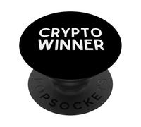 Crypto Winner Top Cryptocurrency Trading Pair Alt Coin Meme PopSockets PopGrip Adhésif