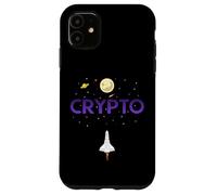 Cryptocurrency Space Rocket Crypto Go Up Only in Crypto Coque pour iPhone 11
