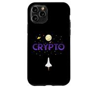 Cryptocurrency Space Rocket Crypto Go Up Only in Crypto Coque pour iPhone 11 Pro