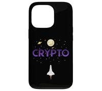 Cryptocurrency Space Rocket Crypto Go Up Only in Crypto Coque pour iPhone 13 Pro