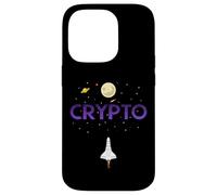 Cryptocurrency Space Rocket Crypto Go Up Only in Crypto Coque pour iPhone 14 Pro