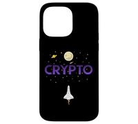 Cryptocurrency Space Rocket Crypto Go Up Only in Crypto Coque pour iPhone 14 Pro Max