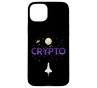 Cryptocurrency Space Rocket Crypto Go Up Only in Crypto Coque pour iPhone 15 Plus