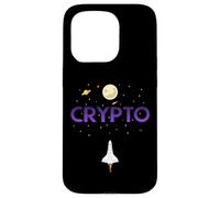 Cryptocurrency Space Rocket Crypto Go Up Only in Crypto Coque pour iPhone 15 Pro