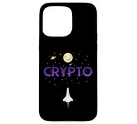 Cryptocurrency Space Rocket Crypto Go Up Only in Crypto Coque pour iPhone 15 Pro Max