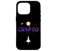 Cryptocurrency Space Rocket Crypto Go Up Only in Crypto Coque pour iPhone 16 Pro