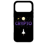 Cryptocurrency Space Rocket Crypto Go Up Only in Crypto Coque pour iPhone 17 Pro Max