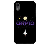 Cryptocurrency Space Rocket Crypto Go Up Only in Crypto Coque pour iPhone XR
