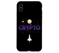 Cryptocurrency Space Rocket Crypto Go Up Only in Crypto Coque pour iPhone XS Max