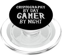 Cryptographie de Jour Gamer by Night Costumes pour Cryptographie PopSockets PopGrip pour MagSafe