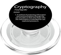 Cryptographie Définition Cryptage Bitcoin Clé cryptographique PopSockets PopGrip pour MagSafe