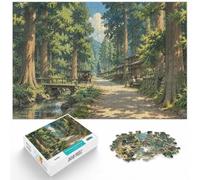 Cryptomeria Avenue Puzzle Adulte 1000pcs (52x38cm) | Pour un loisir d'hiver sans écran : ce puzzle 1000 pièces adulte propose l'ensemble du défi pour les vacances de Noël.