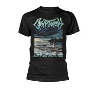 Cryptopsy - "And Then You'll Beg" T-shirt Homme/Femme Unie PH527 (M) (Noir)