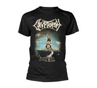 Cryptopsy - "Blasphemy Made Flesh" T-shirt unie homme/femme PH821 (S) (Noir)