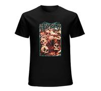 Cryptopsy I Belong in The Grave Print Unisex T-Shirts Men Tee Cotton Tops Black Shirt XXL