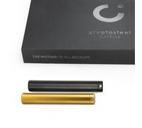 Cryptosteel Capsule Duo - Édition Limitée Spark Yellow + Noir- Lot de 2 Capsules de Sauvegarde Physique, Résistantes au Feu et à l’Eau, Compatible BIP39, ASCII, WIF