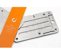 Cryptosteel Cassette Solo - Seed Phrase Storage - Sauvegarde de Phrase de récupération Crypto-Monnaies (BIP39) - Plaque en Acier Inoxydable - 24 Mots