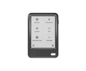 Cryptowallet Ledger Nano Gen5 écran e-ink tactile compact Noir