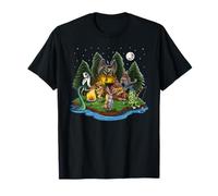 Cryptozoologie Créatures Cryptides Monstres Bigfoot Mothman T-Shirt