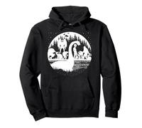 Cryptozoologie Extraterrestre Bigfoot Loch Ness Mothman Cryptide drôle Sweat à Capuche