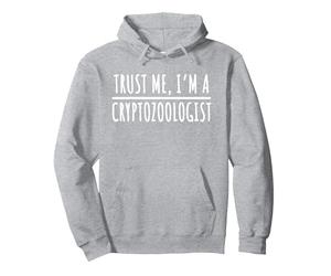 Cryptozoologiste Pseudoscience Expert en cryptozoologie Sweat à Capuche, Unisexe pour Adultes, Gris Chiné, XL