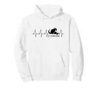 Cryptozoologues Chupacabra-Créature Cardiogram El-Chupacabra Sweat à Capuche